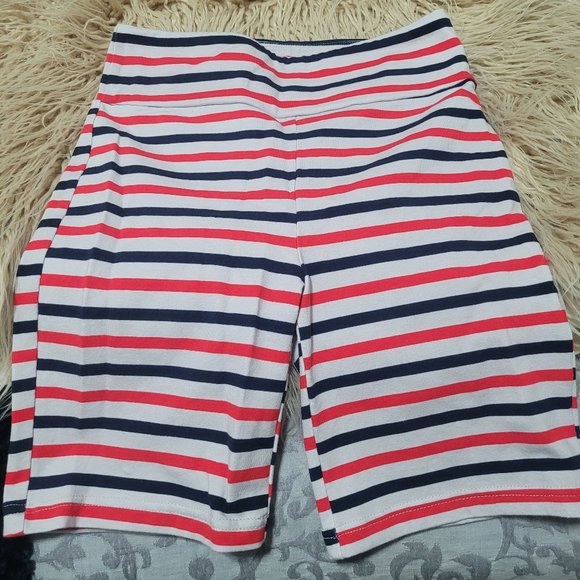 LuLaRoe Americana Biker Shorts - Picture 1 of 2